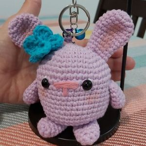Keychain- lilac bunny‼️ (3/$25)